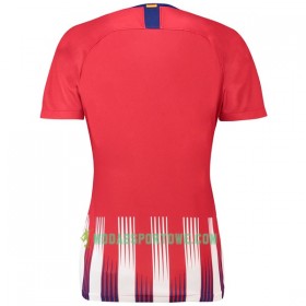 Koszulka Atlético Madryt Damska Domowe Stroje Piłkarskie 2018/19 Krótki Rękaw